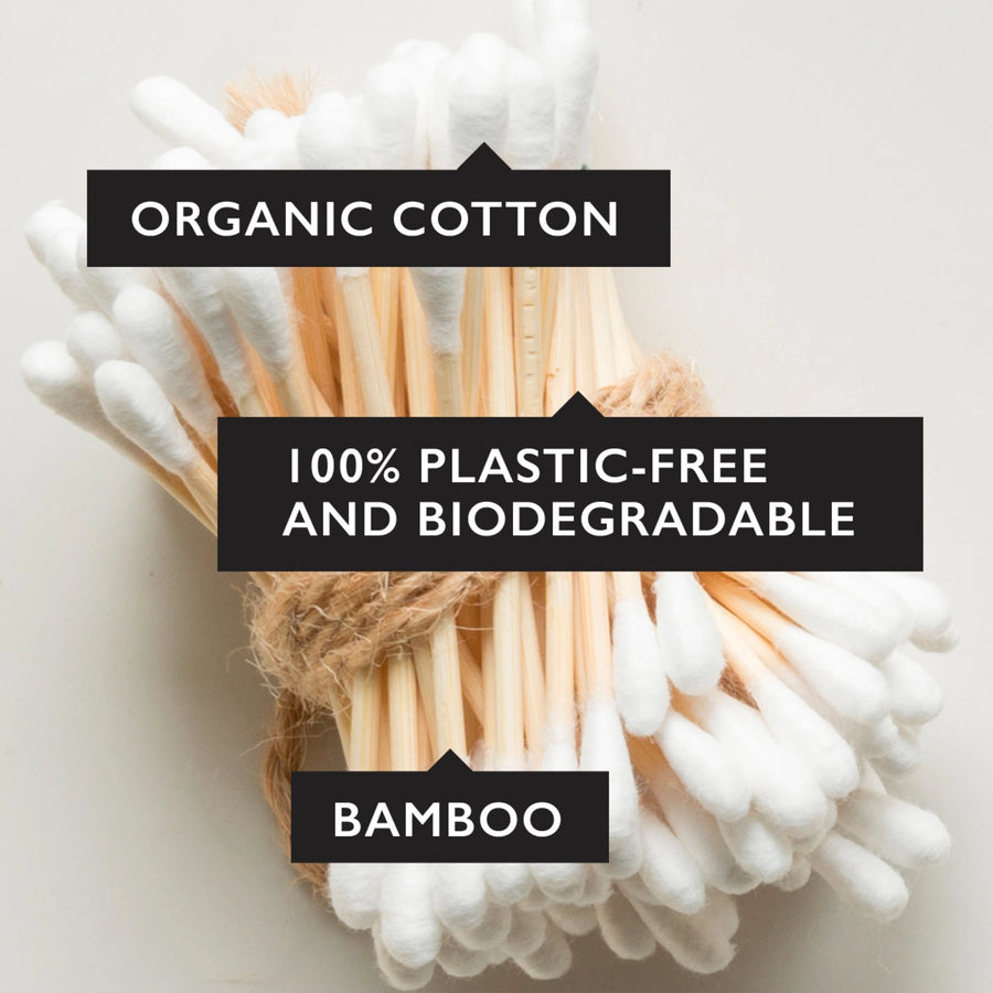 Organic Cotton + Bamboo Buds (200pcs)