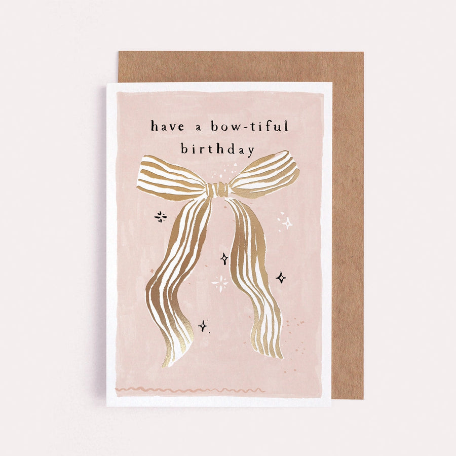 Bow-Tiful Bow Birthday Card