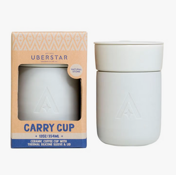 Ceramic Carry Cup - Natural Stone