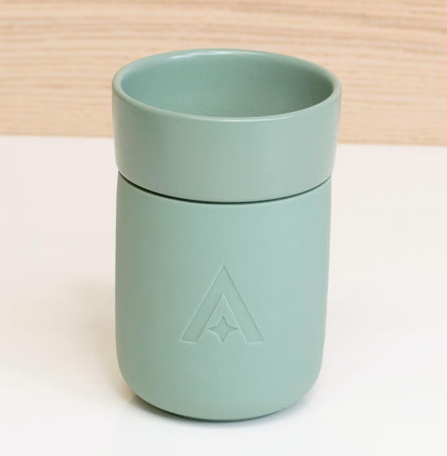 Ceramic Carry Cup - Sage Green