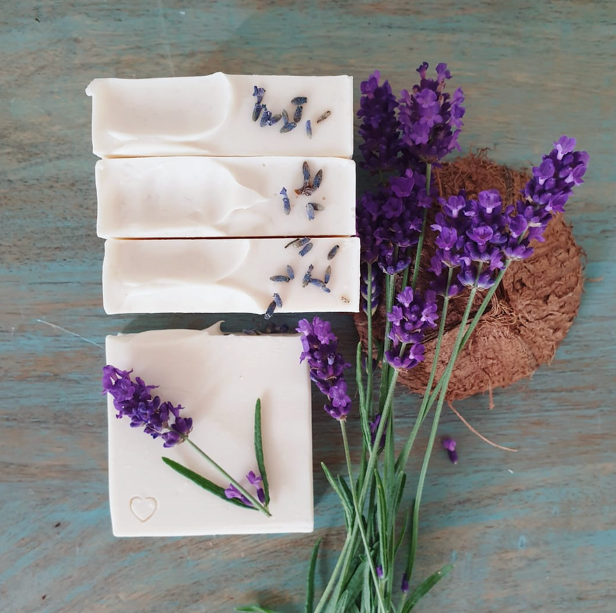 Lavender Handmade Botanical Soap with Coconut Milk