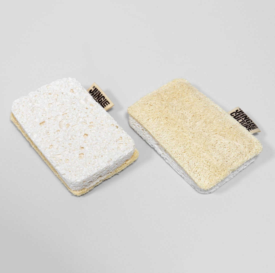 Eco Dish Sponges | Multipurpose Washing Up Sponge Pack of 4