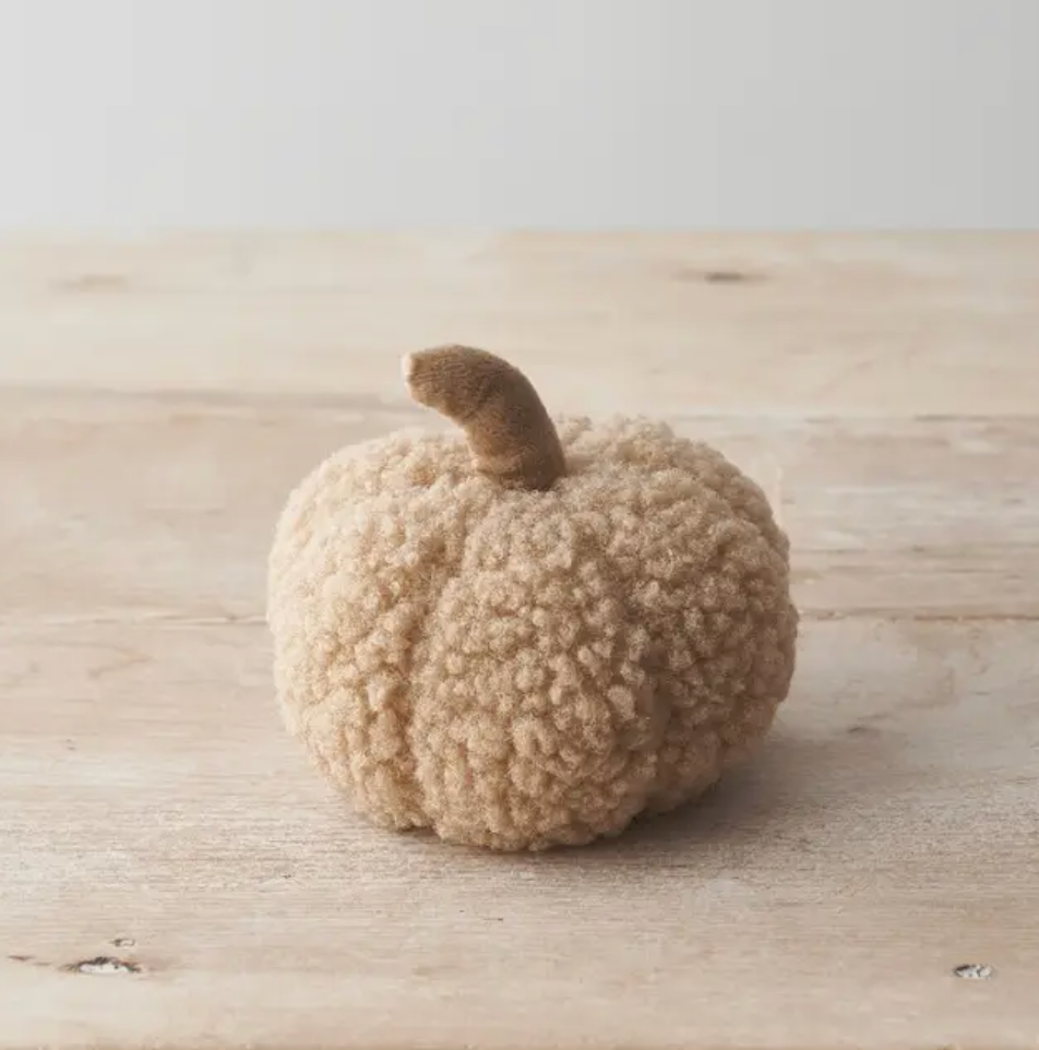 Beige Boucle Pumpkin