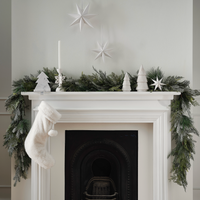 Snowy Foliage Christmas Garland