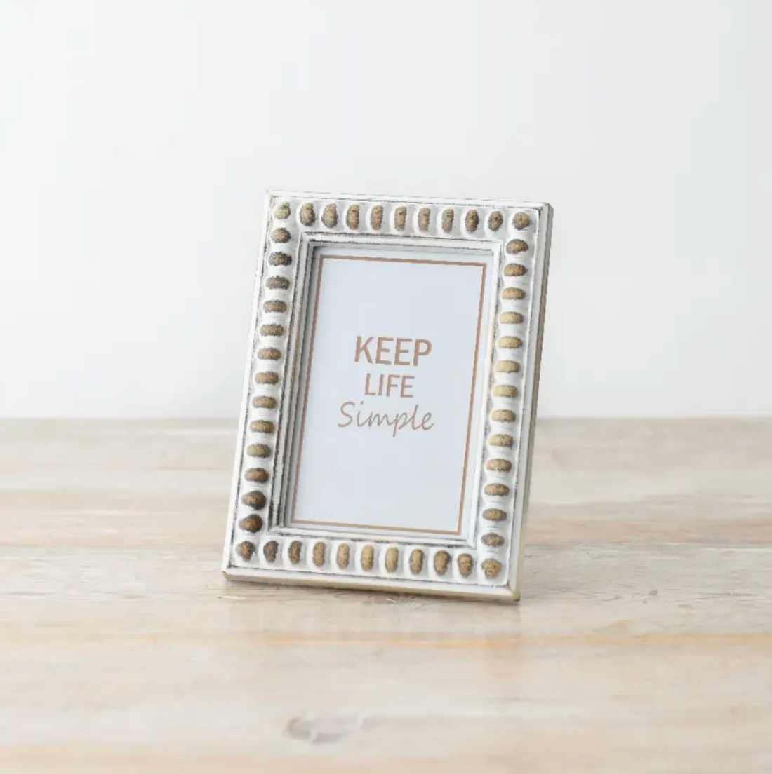 Small Bobble Wooden Photo Frame