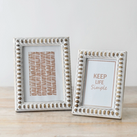 Small Bobble Wooden Photo Frame