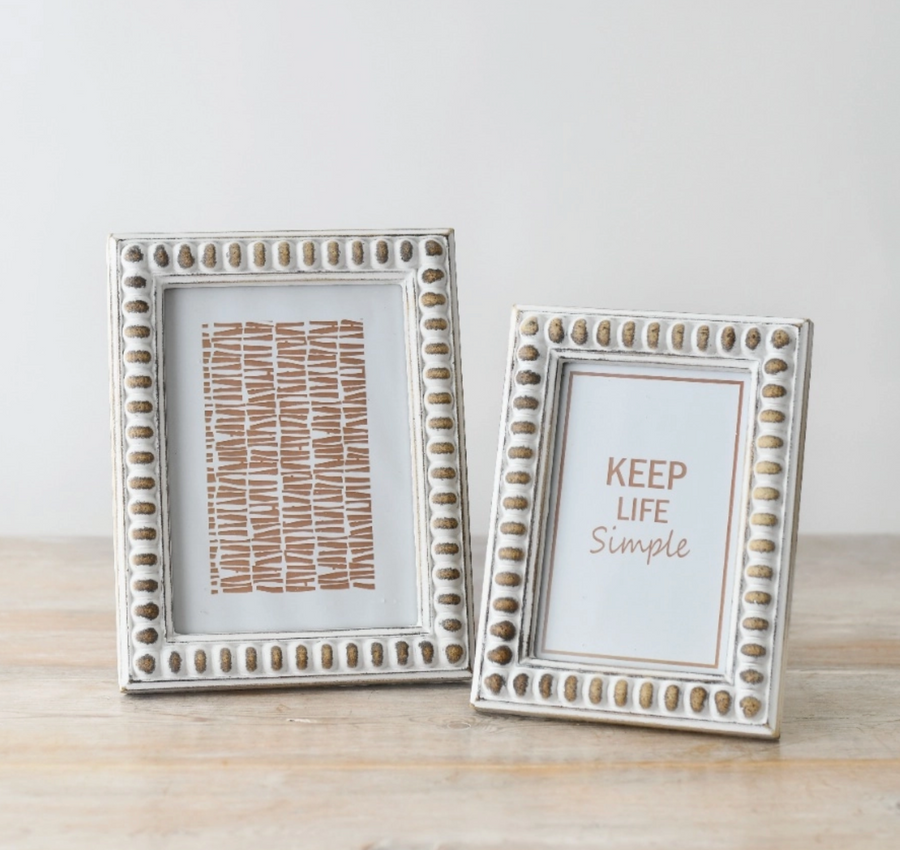 Small Bobble Wooden Photo Frame