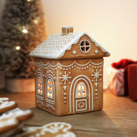 Ceramic Gingerbread House Wax Burner