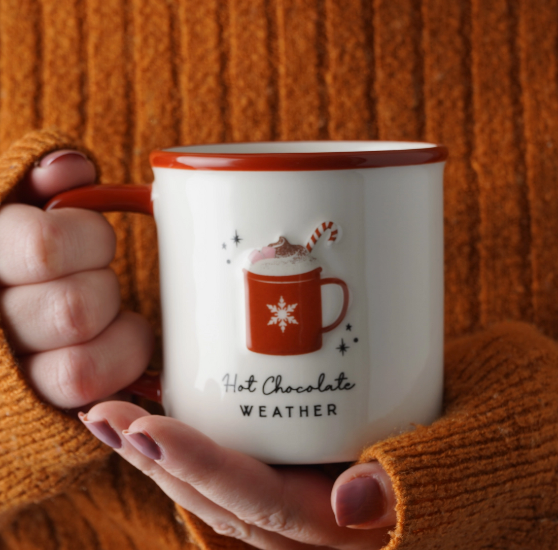 Snuggle Season 'hot Chocolate' Stoneware Mug