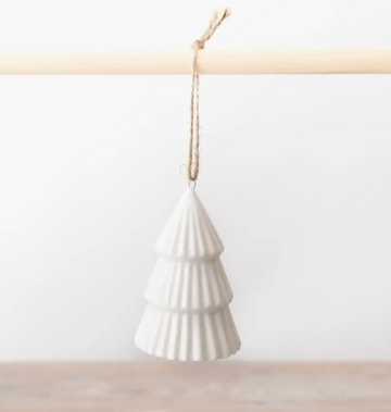 White Hanging Tree Decoration