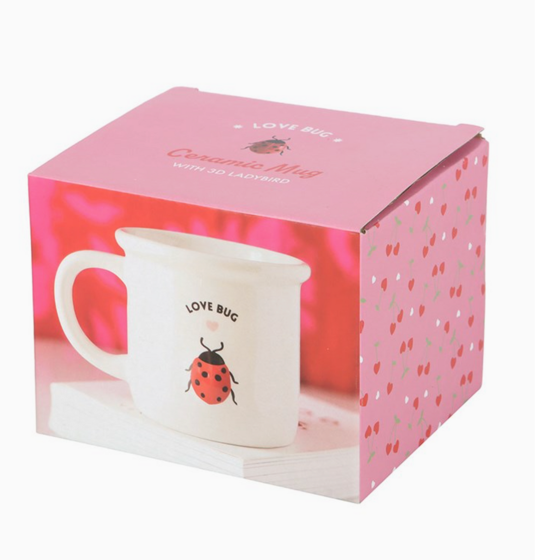 Valentine's Day Mug with 3D Love Bug