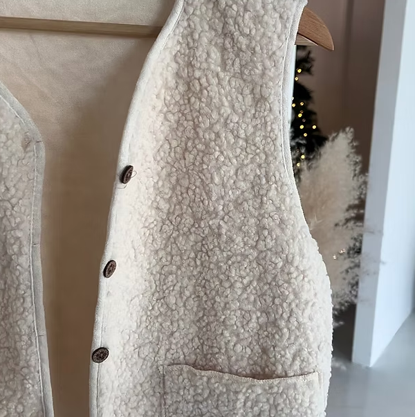 Bouclé Cosy Gilet by Re:Vibe