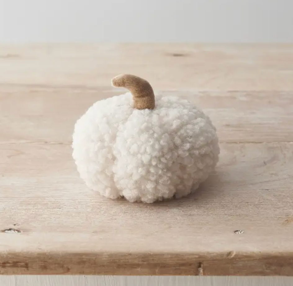 Natural Boucle Pumpkin