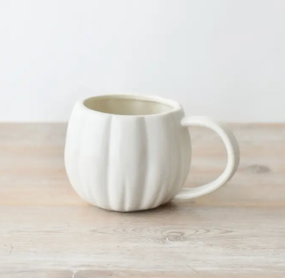 White Pumpkin Mug