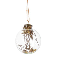 Dried Flower Filled Bauble