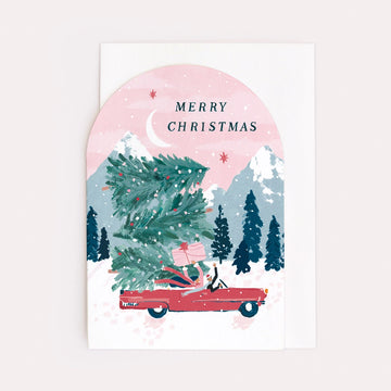 Merry Christmas Driving Card