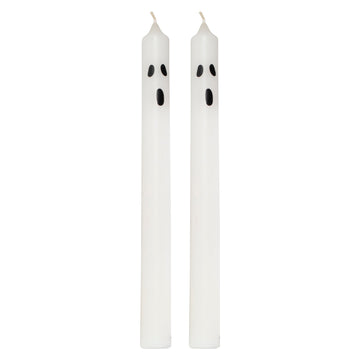 Ghost Face Halloween Candlesticks